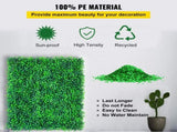 Artificial Boxwood Panels, 12 PCS 20"x20" Boxwood Hedge Panels, PE Artificial Grass Backdrop V952-AQFSYCGTYSW246OI9V0