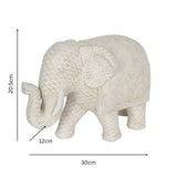 Woven Look Dad Elephant Ornament 30cm V637-91243ELE