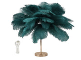 Feather Table Lamp 3 Color Dimmable Touch Switch USB Plug in Romantic Modern Decorative Bedside V1294-YM0521-3119230059414