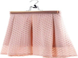 HANGERWORLD Pack of 10 Skirt and Pants Hangers with Clamp Clips, 10.6inch American Cedar Wood Hanger V1258-DP02-F-304