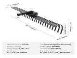 Tow Behind Landscape Rake, 1.5m Tow Dethatcher with 21 Steel Coil Tines, Lawn Dethatcher Rake V952-ZXSCJ60BDSDLG2B3EV0