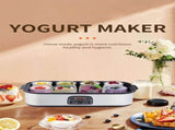 Eight-cup home yogurt maker, homemade with no additives, enjoy healthy deliciousness and freedom. V1232-SNJ-001