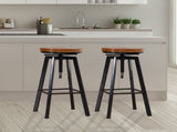 Levede 2x Bar Stools Industrial Kitchen BR1001-2