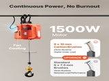 3-in-1 Electric Hoist Winch, 500 kg Capacity, 1500W Portable Electric Power Winch, 7.6 m Lifting V952-SGGKBXSDDHLSXE8ZG001V3