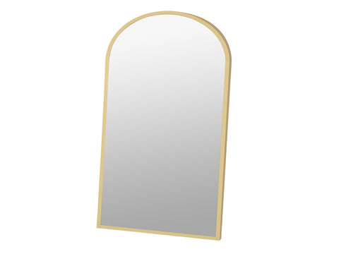 Yezi Floor Mirror Full Length Mirrors 1.8M Gold White DECO1015-180-GD_NZ