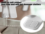 Set of 5 Plastic Pant and Sock Hangers with Sliding Clips, Multifunctional Wardrobe Hanger for V1366-AZ2-W-14762