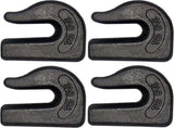 Weld On Grab Chain Hook,3/8" Hooks,Grade 70 Load Limit 6600 lbs,for Welded onto Tractors or V1259-DP01-A-5713