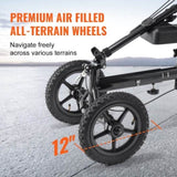 Folding Knee Scooter, Aluminum Steerable Knee Walker with Height-Adjustable Handlebar & Knee Pad, V952-XGZXQCQLBDJZ6X9I8V0