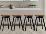 Levede 4x Bar Stools Industrial Kitchen BR1001X4