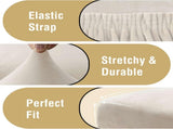 Dining Covers Velvet Stretch Covers for Dining Room Set of 6 Parson Slipcovers V1258-DP02-F-626