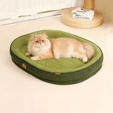 Pet Bed Dog Bed Cat Bed All-Season Washable Dog Bed Small Dog Bed Medium Dog - tan - Size XL90-75-12 V1347-DSZ-PET-BED-001-TAN-XL90-75-12