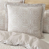 Private Collection Dakota Stone Quilt Cover Set Cotton Yarn Dyed Jacquard King V442-LED-QUILTCS-DAKOTA-STONE-KI