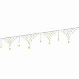 Jingle Jollys Christmas Lights Solar Fairy Lights Warm White Christmas Decorations 4m XMAS-ST104-4M-WM