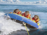 Towable Tube for Boating, 1-3 Riders Inflatable Tube with Bumper Fins, 510 lbs Water Sport V952-CQTLPDDX3R009ZIE2V0