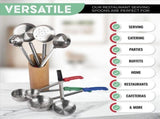 Portion Control Serving Spoons - Bariatric Must Haves - Perfect for & Gastric Bypass - Set of 16 V1366-AZ2-W-22036