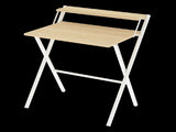 Levede Foldable Computer Desk Office Study Desk Oak DH1069-OAWH-AU