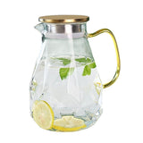 Large-Capacity Diamond Glass Water Bottle, Perfect for Hydration at Home or Office, Ideal for V1192-AZ-W-24376