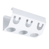Soda Bottle Holder 3 Holes Soda Bottle Draining Stand Soda Accessories With Silicone Pad White V1294-YM0703-3113230162512
