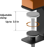 12 Inch Adjustable Bird Bath Bowl with Deck Mount, Tool Free Setup for Balcony Railing and Outdoor V1189-LC-RY-00011