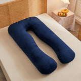 Maternity Pillow U-Shaped Pregnancy Pillow Pregnancy Body Pillow Breastfeeding - Teal - Size V1106-115-35883-TEA-70-130CM