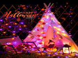 Solar String Lights Outdoor Waterproof, LED Outdoor Light Solar Fairy Lights with 8 Lighting V1107-124-53151-ORA4
