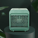 Portable Air Conditioner Fan 3 Speeds Cooling Humidifier Fan for Room Desk Bedroom Office Green V1263-JX-7214-1