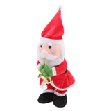 Electric Music Christmas Toy Doll 8 Songs Continuous Play Dancing Singing Glowing Swinging Plush Toy V1294-YM0718-3115220091911