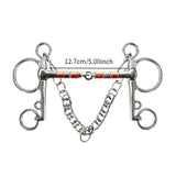 Horse Bit Snaffle Bit for Horse Training Outdoor Horse Accessories Horse Chewing Bit Equestrian V1192-AZ-W-2870