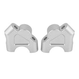 Motorcycle Handlebar Riser Adapters, Aluminum Handlebar Riser Clamp Height Up Adapters for V1192-AZ-W-16845