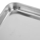 1pcs kitchen tray for home users and restaurants silver V1192-AZ-W-30403