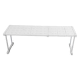 Expandable Shelf Stackable 121lb Load Bearing Divider Storage Rack for Closet Cabinet Cupboard V1294-YM0706-3117230203214