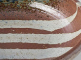 Bowl Thick Edge 24cm Striped Earth Glaze V637-C2870