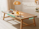1.8M Solid Wood Dining Table Square Dining Table Dining Table Kitchen Furniture V488-DNTB-L