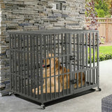 Heavy Duty Dog Cage with Lock & Bottom Tray XXL V767-XPET686-XXL-G2
