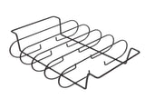 Rib Rack Iron Roasting Stand for Smoking and Grilling Holds Up to 4 Ribs for Outdoor BBQ Accessories V1294-YM0521-3111220303211