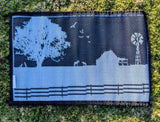 Country Grey 3m x 1.8m recycled mat V941-COUNTRYG3X1.8