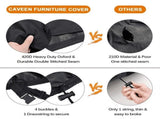 2 Pack Outdoor Chair Covers Waterproof,Patio Furniture Covers for Rocking Chair,Patio Chair V1192-AZ-W-26594
