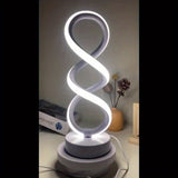White Infinity-Shaped Night Light 2-Pack Night Light Ambient Lighting Modern Home V1347-124-WHI-46792