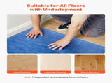 Floor Underlayment 37.2 m, 3mm Laminate Flooring Padding with Attached Vapor Barrier, Heavy Duty V952-DMCDLM30MMHSWPGEH001V0