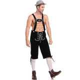 Men's Lederhosen - Genuine Leather, Authentic German Lederhosen for Men, Oktoberfest Outfit V1237-ZY-203-3408