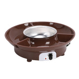 Electric Chocolate Melting Pot Fondue Fountain Machine Stainless Steel Food Divider Party Supplies V1294-YM0901-3118250187211