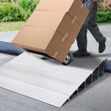Door Threshold, 6" Rise, 800 lbs Load Capacity, Door for Wheelchairs, Aluminum Threshold V952-PJSMJLPD6YC7BSNPTV0