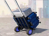 Luggage Trolley Cart Multi Purpose with 3 Elastic Ropes Adjustable Folding Hand Truck for Outdoor V1370-AZ4-10013