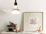 E27 Screw 5 Blade Fan Light Mute Strong Wind Household Bedroom Children's Room Fan Light V1294-YM0901-L6861-1