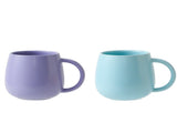 2 pack Macaron Ceramic Mug 480ml - Large Belly Coffee Cup, Underglaze Colour, Non V888-ELOSUNG56177-1