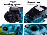 Giantz Peripheral Water Pump Automatic Controller Clean Garden Rain Tank 0.5HP PUMP-QB60-IT-BU-2M