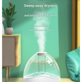 Blue 1.5L Ultrasonic Humidifier with 360&deg Rotating Mist Nozzle, Quiet Aroma Diffuser & 7-Color Night V888-ELOSUNG53416