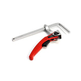 Upgraded Ratcheting Clamp, Quick Track Saw Clamps Ratchet Guide Rail F Clamp MFT Clamp for MFT V1192-AZ-W-0768