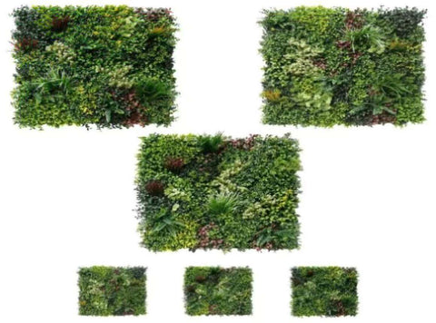 Luxury Triptych Vertical Garden / Living Wall Set 3 of Pieces 1m x 1m UV Resistant V637-DP27891019