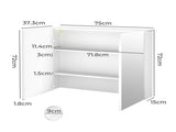 Levede Bathroom Mirror Cabinet 75CM BATH1008-75CM